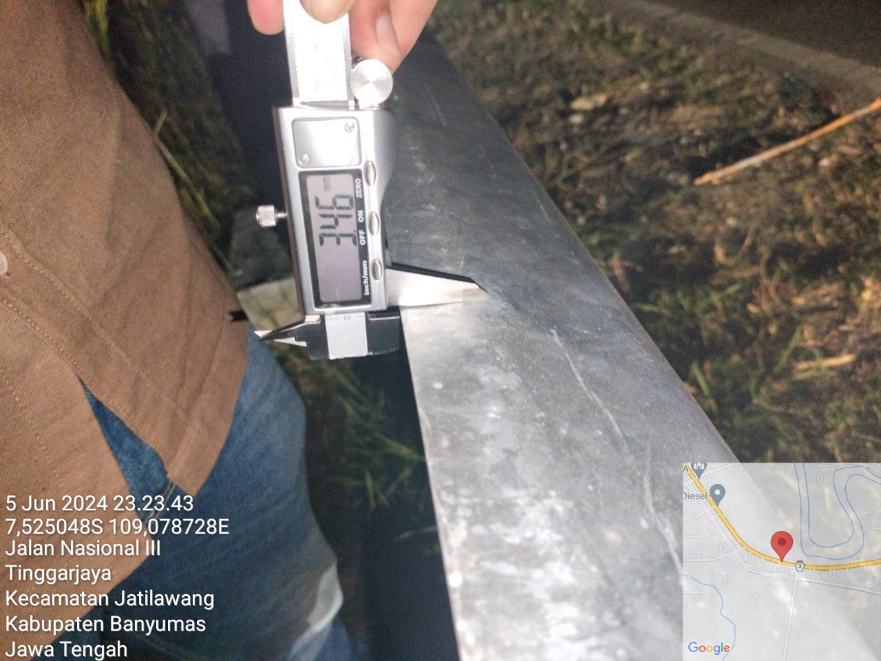 Pengadaan dan Pemasangan Guardrail Ruas 029 Wangon - Manganti dan Ruas 033 Buntu - Banyumas
