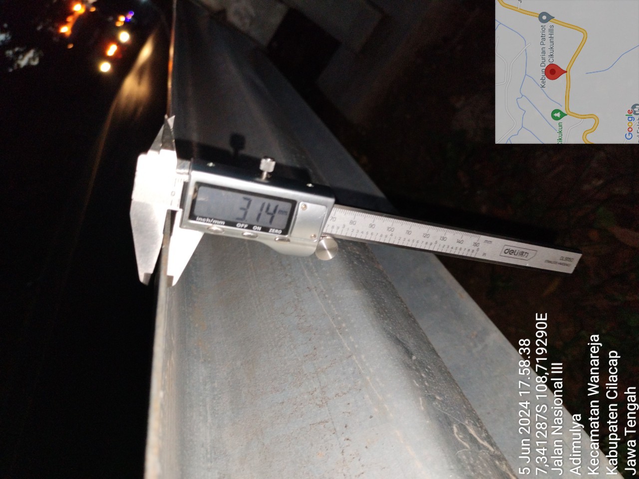 Pengadaan dan Pemasangan Guardrail Ruas 078, 043-047, dan 027
